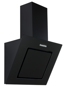 MyAppliances ART283110 90cm Black Angled Glass Cooker Hood - View #3